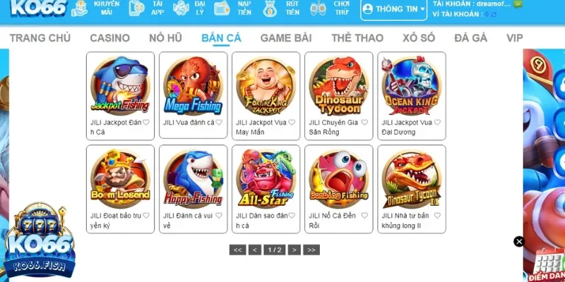 Bắn cá KO66